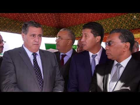 رئيس مجلس جهة الشرق يجري زيارة لجماعة معتركة للاطلاع على برنامج تعزيز شبكة نقاط المياه