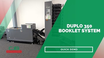 Duplo 350 Booklet System Quick Demo