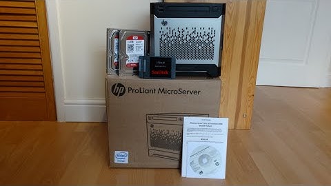 HP Microserver Gen8 Setup (Part 1)