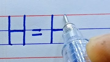 H for Horse write in english print handwriting | how to learn english print handwriting | writing