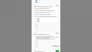 Programming in Java | week 5 quiz assignment | NPTEL | 2023