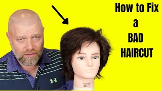 How to Fix a Bad Haircut - TheSalonGuy