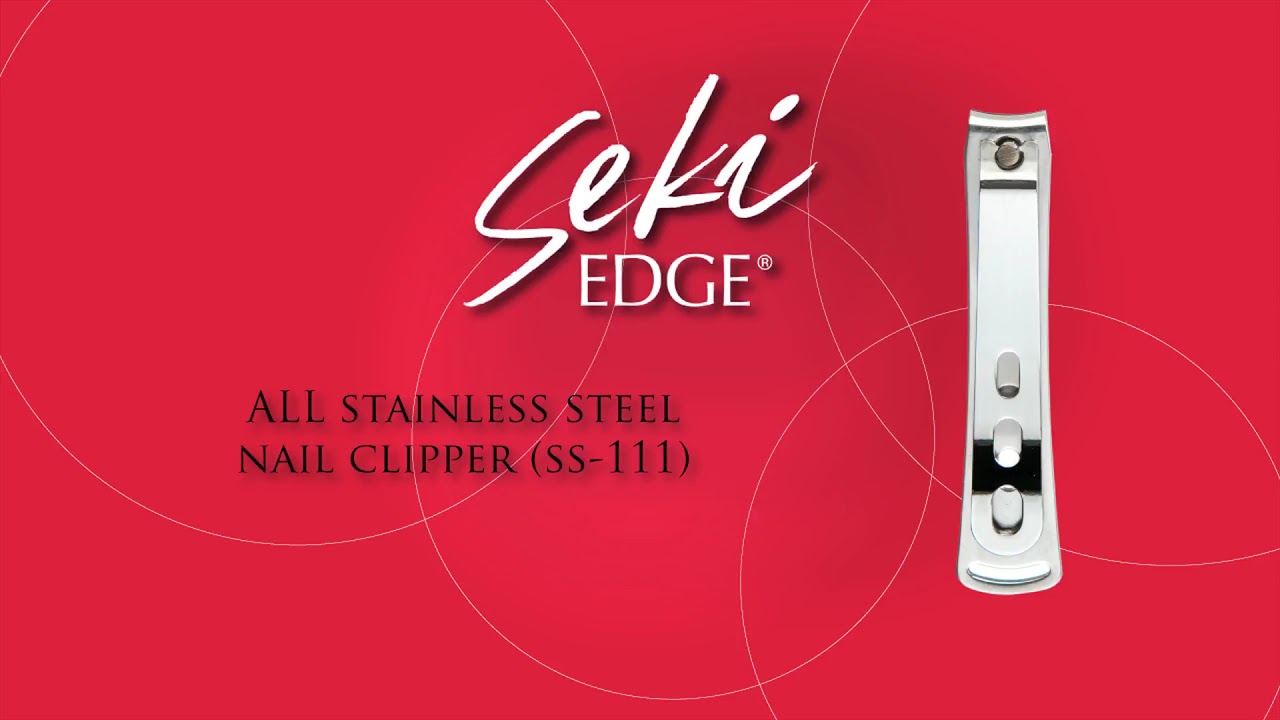 Seki Edge All Stainless Steel Nail Clipper for Medical Settings. Made in Japan