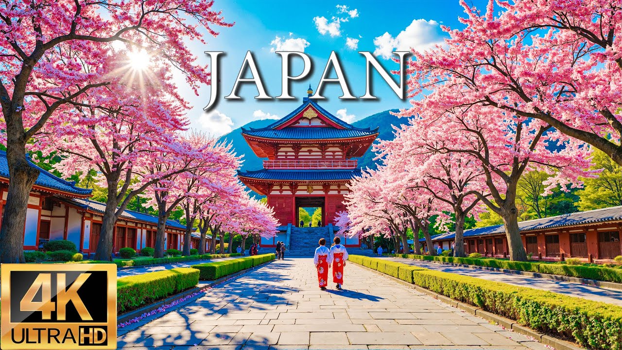 Spring in Japan – Minimal Piano Music with Sakura Landscapes for Deep Concentration