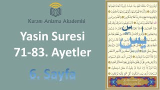 Kolay Yolla Kuranı Anlama Yasin Suresi 71-83