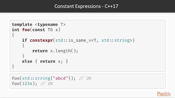 Mastering C++ Standard Library Features : Constant Expressions | packtpub.com