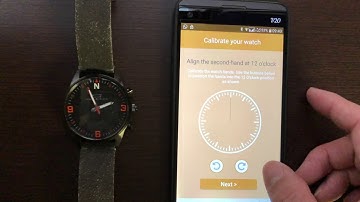 Oskron Smartwatch Hands Calibration Tutorial (Android Version)