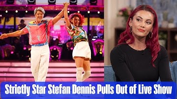 Strictly Star Stefan Dennis Pulls Out of Live Show After Shock Illness Announcement