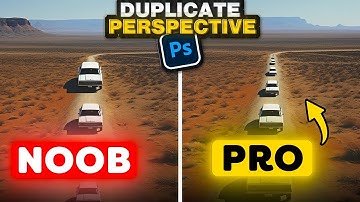 Photoshop Tutorial For BEGINNERS: Duplicate Subjects with Perspective!