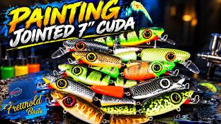 Painting 10 FIRST RUN Jointed Cudas… But I Only Painted 9!