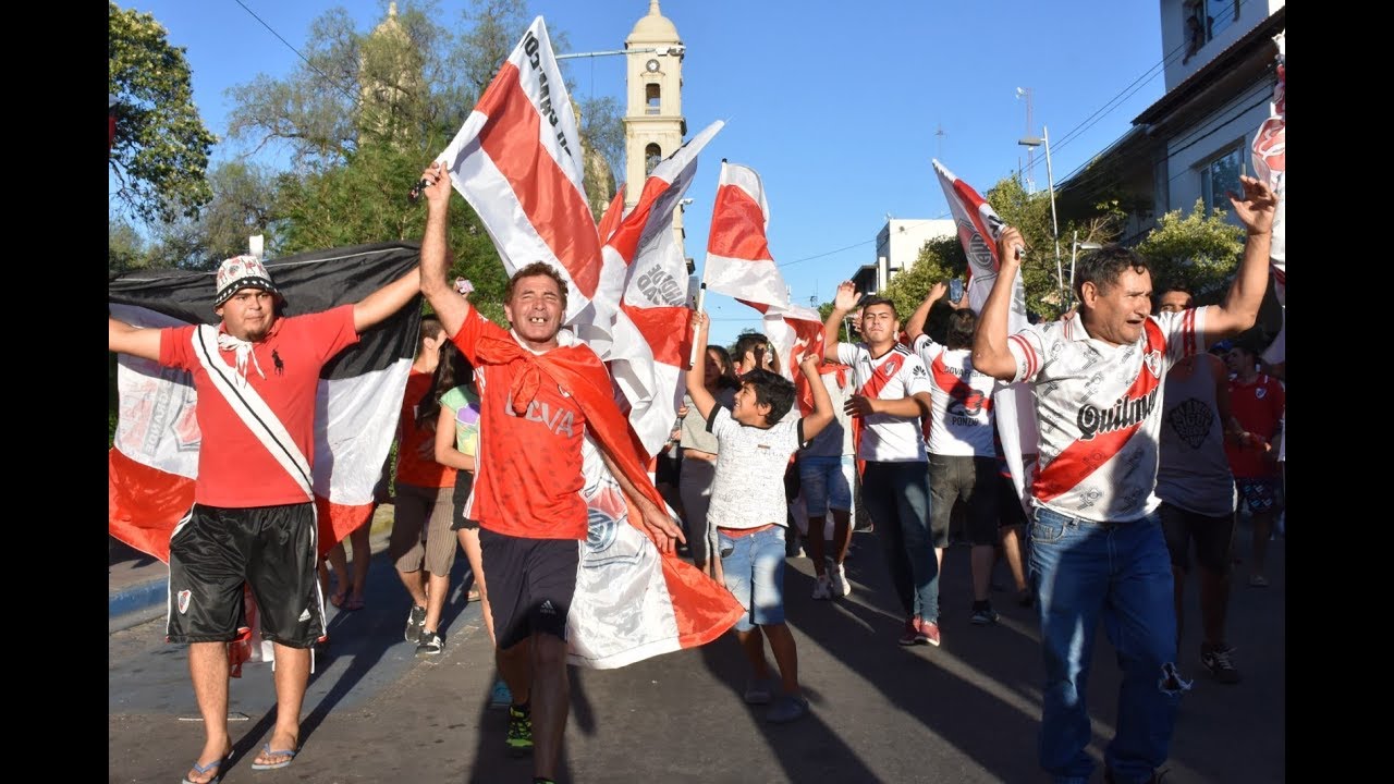 Los hinchas de River coparon toda la Provincia - YouTube