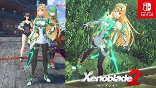 Xenoblade Chronicles 2 Black Tights/Leggings Mythra Smash Bros. SP