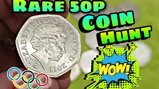 Olympic finds WOW rare 50p coin hunt No29