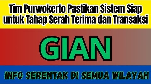 Tim Purwokerto Pastikan Sistem Siap untuk Tahap Serah Terima dan Transaksi