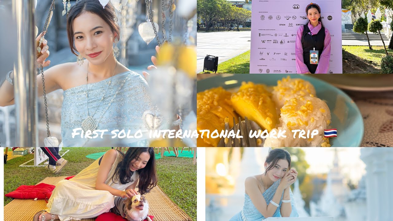 My first solo work trip to Thailand and this is only the beginning ✈️🌍🧿