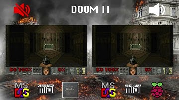 [OVM] DOOM II (EMU10K2, General MIDI vs mt32-pi, General MIDI)