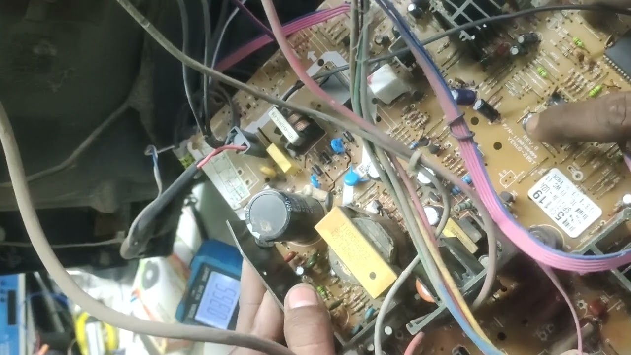 21 inch Ultra Slim TV repair Sansui vertical problem full information