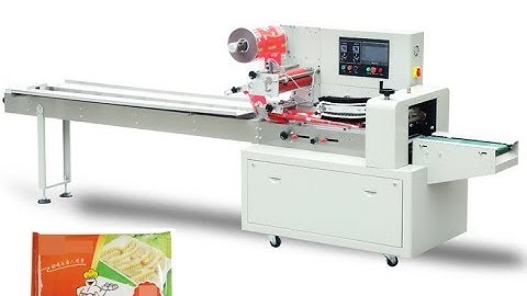 Automatic flow Frozen food dumplings packing machine
