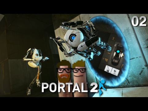 Portal 2 Koop #02 - Masse und Geschwindigkeit  | Let's Play together