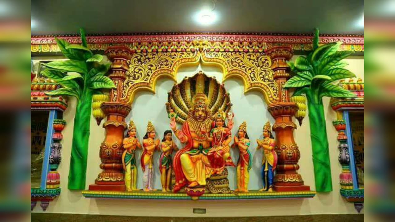 yadadri laxminarasimhaswami... temple inside photos..devasthanashaka release chesina first pics 🙏