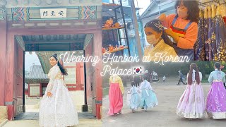 Indian Girl at Korean Palace | Wearing Hanbok in Korea | GKS (KGSP) Buddy Program | Indian in Korea