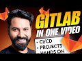 GitLab CICD Pipelines in One Shot | DevOps Hindi