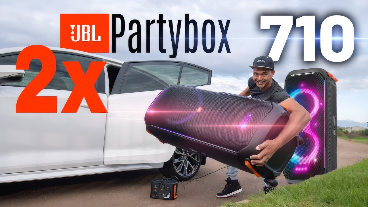 You asked2 x JBL Partybox 710s in a Toyota Corolla