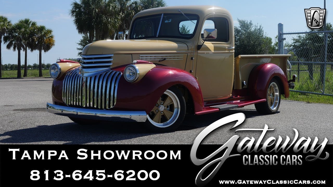 1946 Chevrolet Stepside Pickup Gateway Classic Cars of Tampa Stock ...
