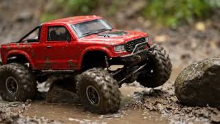 Test New Car In Muddy