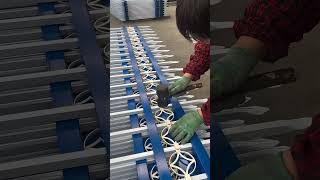 Zinc-Coated Steel Guard Fence Netting Assembly Process !