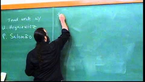 Workshop on Conservative Dynamics and Symplectic Geometry - Richard Siefring