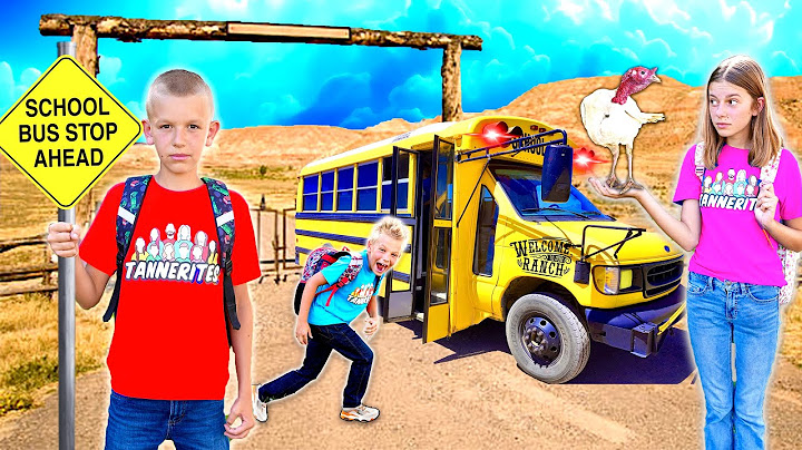 Riding School Bus To The FARM!!