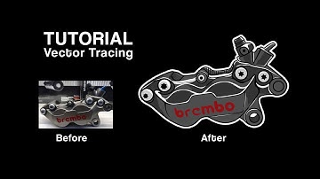 Vector Tracing Spare Part Thailook corelDRAW Tutorial