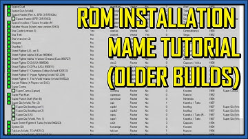 MAME Tutorial - ROMs, BIOS, & CHD MAME Installation Tutorial (OLDER VERSIONS) | MAME Emulator How To