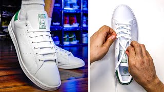 5 EASY WAYS How To Lace Adidas Stan Smith (Tutorial)