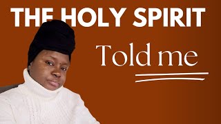 The voice of the Holy Spirit | How can you tell it's God's voice?