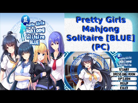 Pretty Girls Mahjong Solitaire [BLUE] Full Gameplay