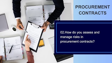 QA_PC2. How do you assess and manage risks in procurement contracts  ?