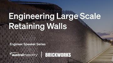 Engineers Speaker Series | Engineering Large Scale Retaining Walls
