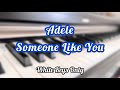 Adele  someone like youwhite keys only piano coverby huey wen