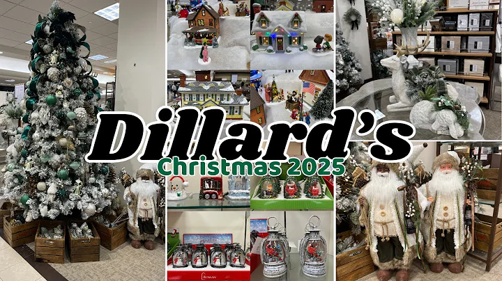 DILLARD’S CHRISTMAS DECOR 2025 | CHRISTMAS HOME DECORATING IDEAS | CHRISTMAS DECORATIONS 2025