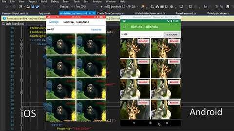 Demo - Red 5 Pro Xamarin Forms