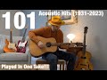 100 Acoustic Riffs - (History of Acoustic Guitar) - Played One Take