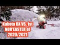 Snow blowing and plowing my way through the first Nor'easter of the season!  Here we go...