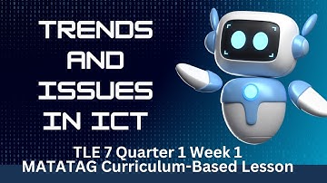 TLE 7 Quarter 1 Week 1 B Trends and Issues in ICT (MATATAG Curriculum-Based Lesson)