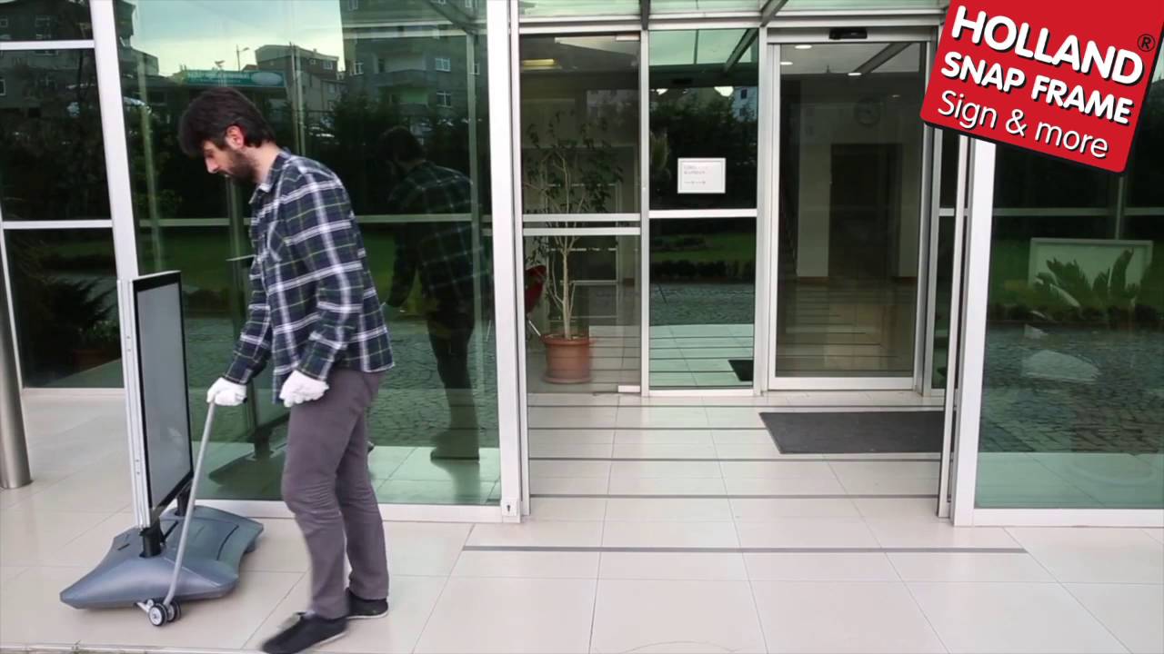 Holland snap frame - Wind Pro LED - Pavement sign