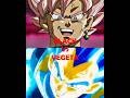 #Shorts Goku black SSJ Rose VS Vegeta SSJ Blue Evolution #dragonballsuper #gokublack #vegeta #after