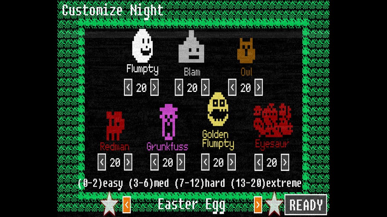 Flumpty Custom Night - Row 2 : r/OneNightAtFlumptys