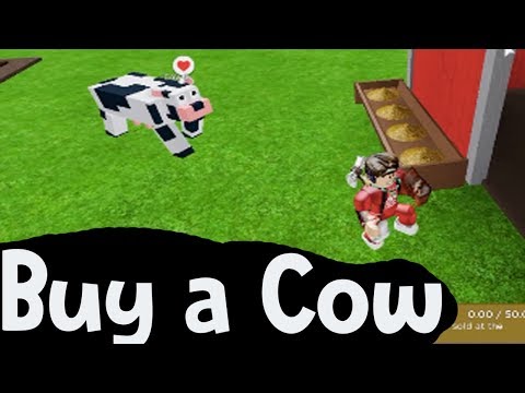 Buy A Cow Welcome To Farmtown 2 Youtube - farm town roblox how to milk cow
