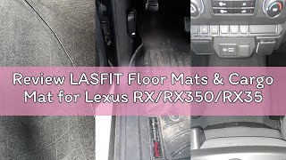 Review LASFIT Floor Mats &amp; Cargo Mat for Lexus RX/RX350/RX350h/RX500h 2023-2026, TPE RX 350 All Weat